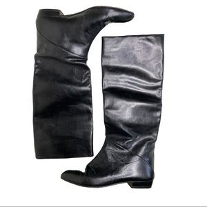 Andrea Carrano Italian Leather Knee High Boots